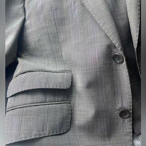 Impecable Pttern grey double breasted 2 piece suit